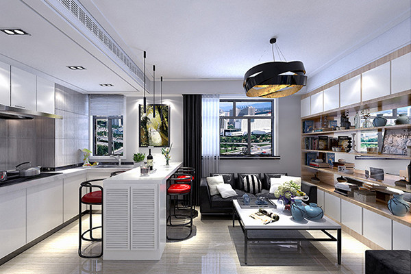 沈陽-陽光100園區(qū)69平「現(xiàn)代風(fēng)格」裝修案例圖