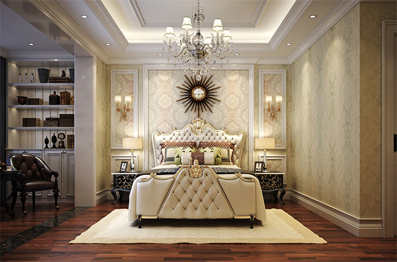 果嶺公館中式風(fēng)格實(shí)景裝修案例(七)