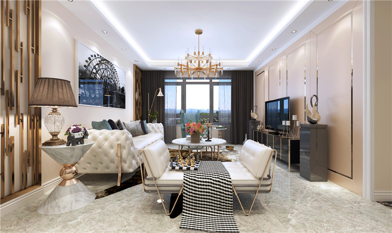 外灘三號115平「歐式風格」裝修案例(二)