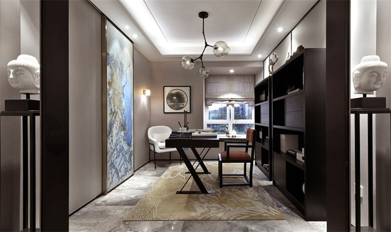 五彩陽光城88平「新中式風(fēng)格」實(shí)景案例(六)