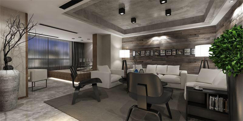 萬錦香樟樹163平「現(xiàn)代混搭風格」案例圖(四)