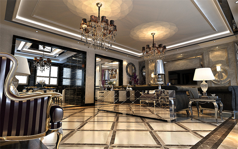 隆悅府190平「新中式」裝修風(fēng)格案例(五)