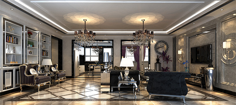 隆悅府190平「新中式」裝修風(fēng)格案例(一)