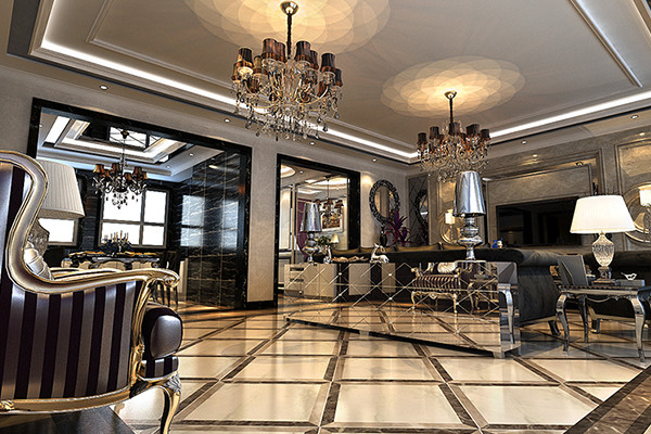 沈陽(yáng)-隆悅府190平「新中式」裝修風(fēng)格案例圖