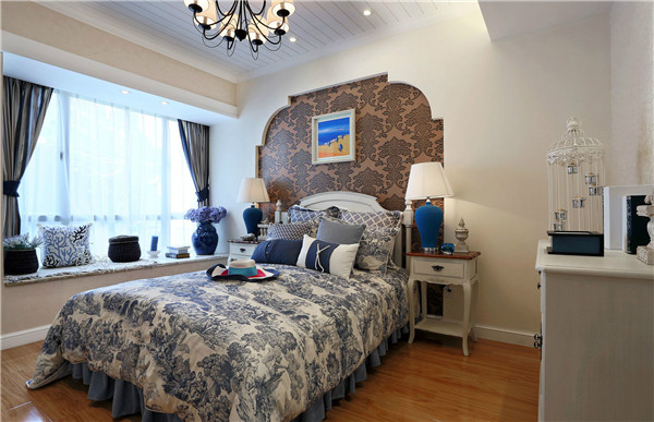 沈陽(yáng)裝修公司90平米兩室「地中海」裝修風(fēng)格案例圖