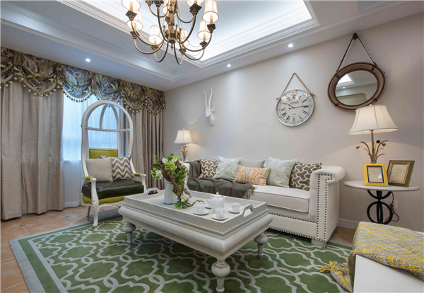 沈陽(yáng)裝修公司88平米兩室「田園風(fēng)格」裝修案例圖