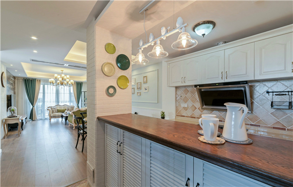 沈陽(yáng)裝修公司120平「美式風(fēng)格」裝修案例圖