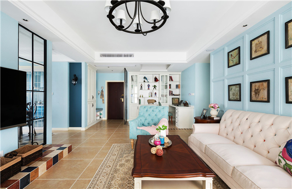 沈陽裝修公司135平米「田園風(fēng)格」裝修案例圖