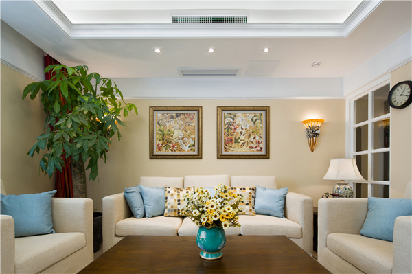 沈陽裝修116平「美式風(fēng)格」裝修案例圖