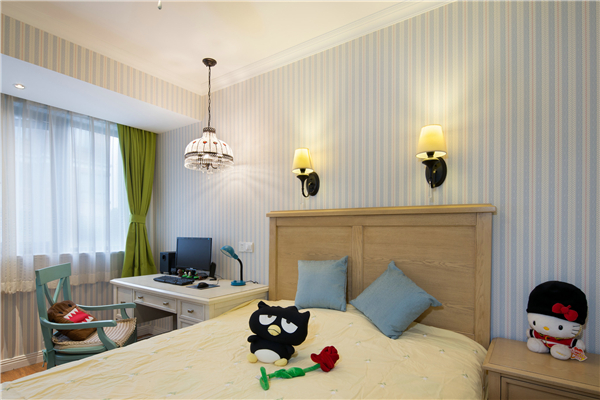 沈陽裝修116平「美式風(fēng)格」裝修案例圖