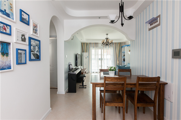 沈陽裝修90平米兩室「地中海」裝修風(fēng)格案例圖