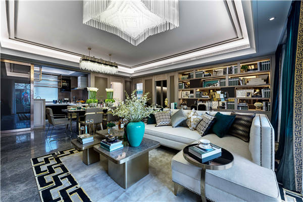 沈陽(yáng)-雅賓利花園134平「輕奢風(fēng)格」裝修設(shè)計(jì)案例圖