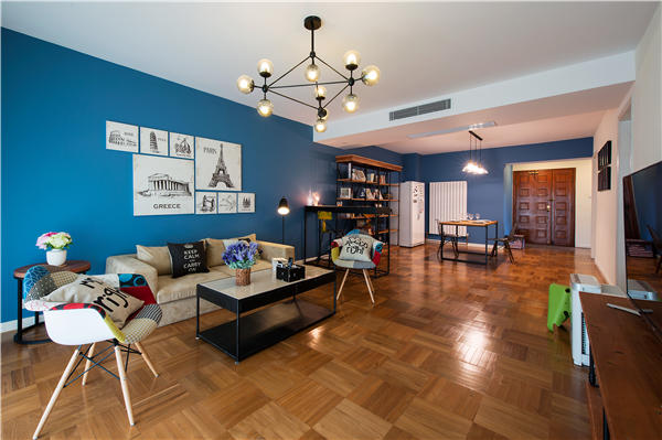 沈陽-法蘭香頌88平「工業(yè)風(fēng)格」裝修設(shè)計(jì)風(fēng)格案例