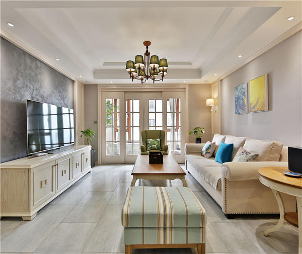 沈陽-依云首府135平「田園風(fēng)格」裝修設(shè)計案例