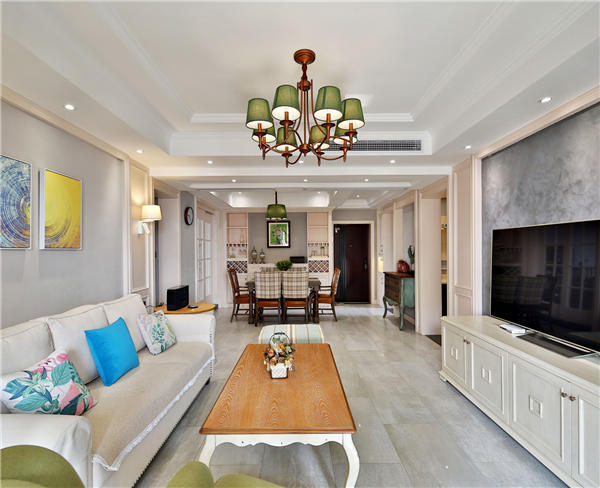 沈陽-依云首府135平「田園風(fēng)格」裝修設(shè)計案例